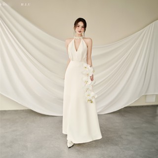  Sohi Dress | Váy nữ dự tiệc thiết kế lụa tafta hàn H.I.U Fashion | dáng đuôi cá tiểu thư thanh lịch con gái HIU design 