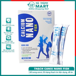 Thạch calci - Bổ sung canxi, vitamin D3 hỗ trợ trẻ phát triển chiều cao, giúp xương chắc khỏe - Hộp 20 gói