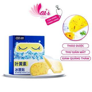 Mặt Nạ Mắt Lạnh Lutein Hydrogel WECAN Eye Mask Miếng Dán Mắt Thảo Dược Mát Lạnh Nghỉ Trưa Mùa Hè Giảm Mỏi Mắt Quầng Thâm