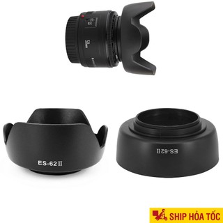 Lens hood Hood ES-62 Hood ES-62II Canon cho Ống kính Canon 50mm F1.8 II Loa che nắng ES 62 II