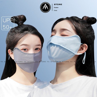 Khẩu trang chống tia UV chống nắng chính hãng ENAIDE UPF 50+ toàn mặt cho nam và nữ chất vải thun lạnh mềm mịn