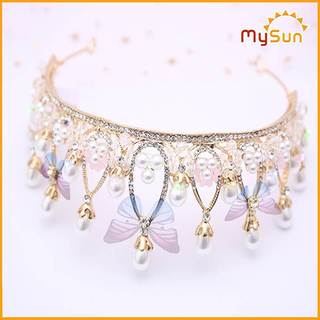 Vương miện công chúa sinh nhật cho bé gái cài tóc, trang trí bánh kem MySun
