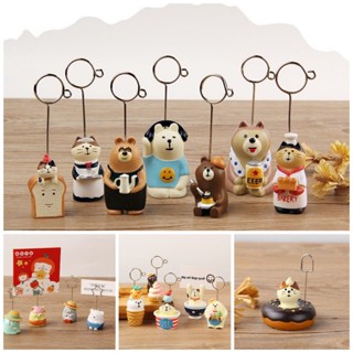 Tượng kẹp giấy note ⚡ MẪU MỚI ⚡TƯỢNG HÌNH CON THÚ KẸP GIẤY NOTE GHI CHÚ, POSTCARD, ẢNH ĐỂ BÀN DECOR