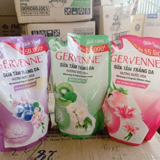 Túi Sữa Tắm Trắng Da Gervenne 380g Tiện Dụng Hàng Khuyến Mãi