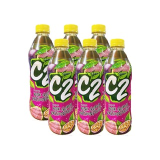 Trà C2 ổi hồng chanh dây lốc 6 chai 455ml