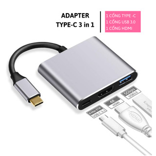 Hub type c và hub usb 3.0 - cổng chuyển đổi hub usb type-c - usb 3.0 to hdmi,usb 3.0,sd,tf,rj45,pd type-c cho laptop