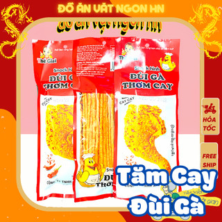 Tăm cay đùi gà 30 gói que cay ăn vặt cổng trường ngon giá rẻ