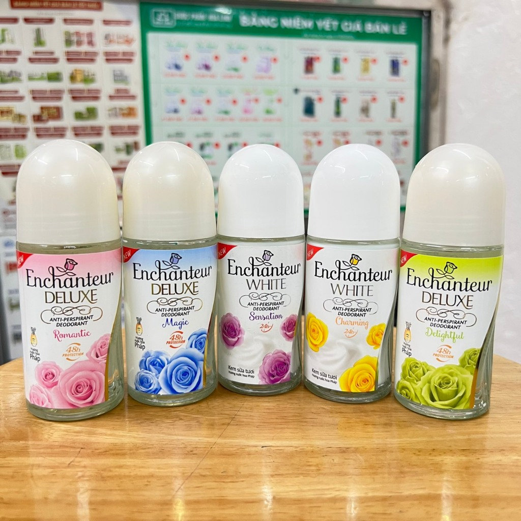 Lăn khử mùi hương nước hoa Enchanteur 50ml