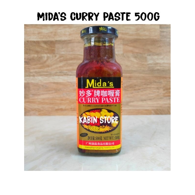 Gia Vị Sốt Cà Ri Midas Curry Paste Lọ 500 Gram