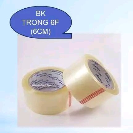 5 CUỘN BĂNG KEO TRONG 6F