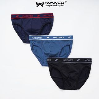 Quần sịp nam tam giác cotton cao cấp AV AVANCO co giãn và thoáng khí, thấm hút tốt mặc cực thoải mái