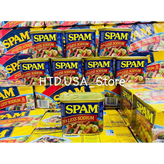Thịt hộp spam ít mặn 25% less sodium nhập khẩu mỹ 340g