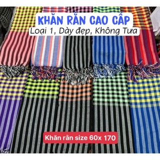 (Loại Cao Cấp) Khăn Rằn Truyền Thống Loại Tốt  Khăn rằn ri Nam Bộ Cao Cấp 60*170cm Giá Sỉ