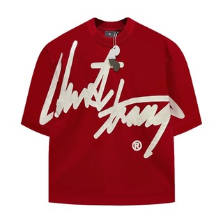  TEE LS tay ngắn đỏ - ÁO THUN BOXY CHUỘT TRẮNG 