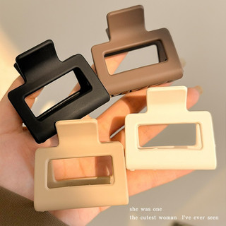  2 Kẹp tóc càng cua hình vuông bằng nhựa acrylic cho nữ cực xinh 