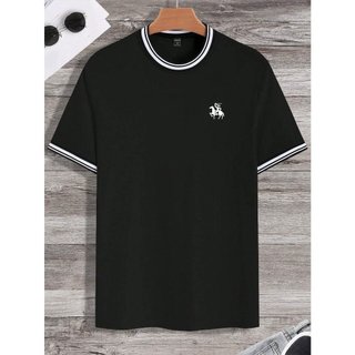 *Chính Hãng*Áo phông Nam cao cấp, hình thêu sắc nét, form dáng chuẩn - chất liệu 100% cotton co giãn 4 chiều