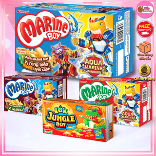Bánh cá marine boy / jungle boy nhiều vị hộp 35g