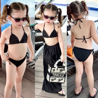 Set bikini 3 món cho bé.
