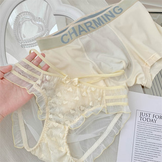Set quần lót cặp đôi cotton thoáng khí phong cách quyến rũ cho nam và nữ MC003