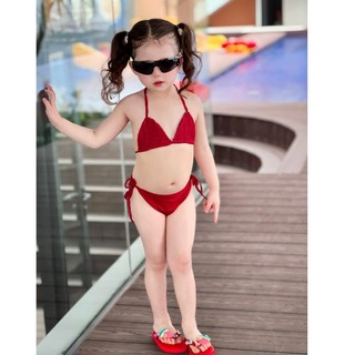 Set bikini 3 món cho bé.