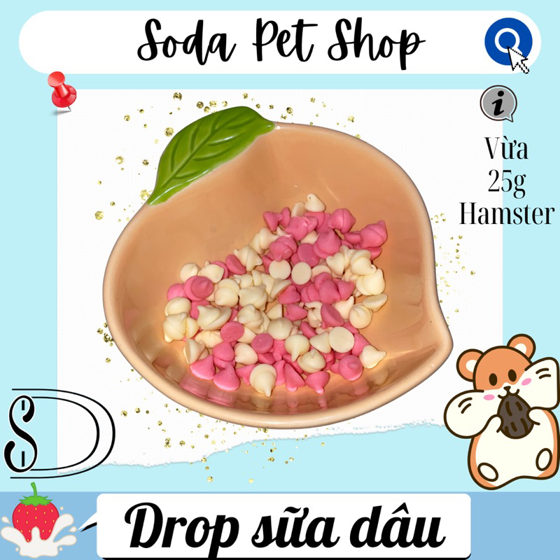 Drop Sữa Mix Dâu Cho Hamster