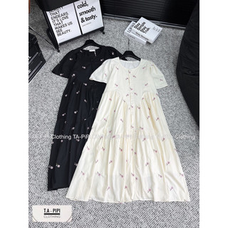 (TA) Váy thô xuông hoa nhí babydoll