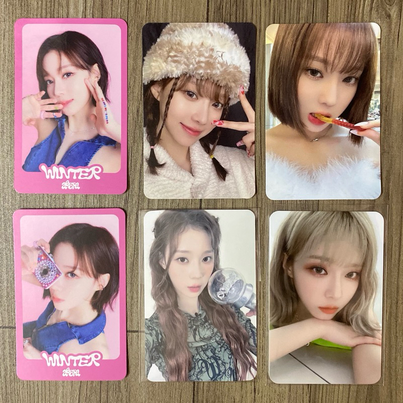 Thẻ ảnh AESPA - Photocard Karina, Winter, Ningning, Giselle chính hãng
