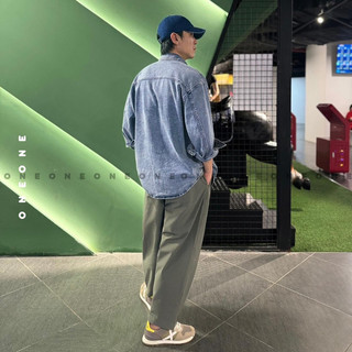 Áo khoác Oversized double pocket denim Jacket 11216