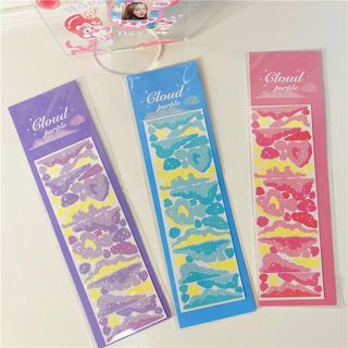 Zanmo tấm hình dán sticker đám mây tinh vân lấp lánh