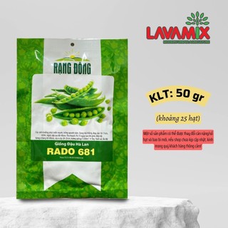 Hạt giống Đậu Hà Lan Rado 681 (Lấy Hạt) (50g~25 hạt) hiệu Rạng Đông nảy mầm tốt, dễ chăm sóc | Green House