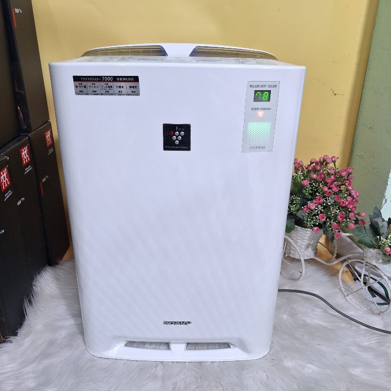 Máy lọc không khí Sharp tạo ẩm 7000 ion nội địa nhật bãi model KC-Z45 Đã chuyển điện 220v