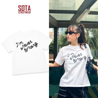 [Mã INBAU154 giảm 15K đơn 99K] Áo Baby tee NEVER WRONG 100% Cotton co giãn 2 chiều Local Brand SoTa