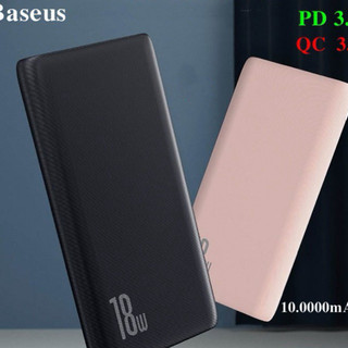 Pin sạc dự phòng Baseus Bipow 18W hỗ trợ sạc nhanh 2 chiều Bảo hành 12 tháng