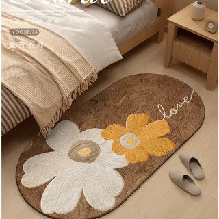 Mẫu mới - Thảm trang trí phòng ngủ, phòng khách - Thảm lông cừu đế dệt cao cấp - kích thước 50x120cm