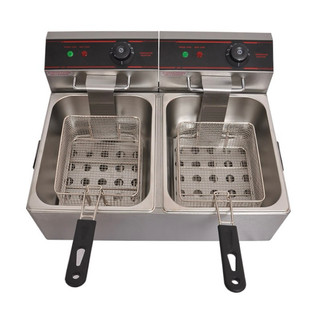 Bếp chiên nhúng điện đôi cao cấp Eton