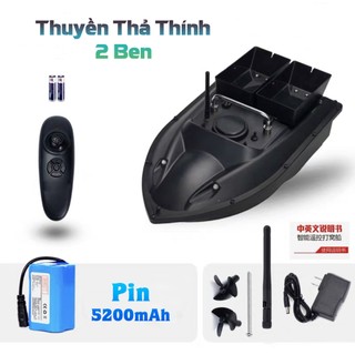 Thuyền thả mồi câu,thuyền thả thính - điều khiển từ xa 500m