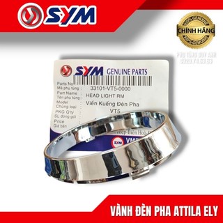 Viền pha đèn xe Attila Elizabeth hãng SYM, vành pha đèn Attila Elizabeth