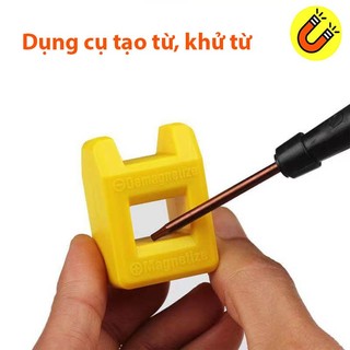 Dụng cụ tạo từ, khử từ đơn giản. Từ hóa, khử từ, tuốc nơ vít, từ hóa và khử từ nhanh