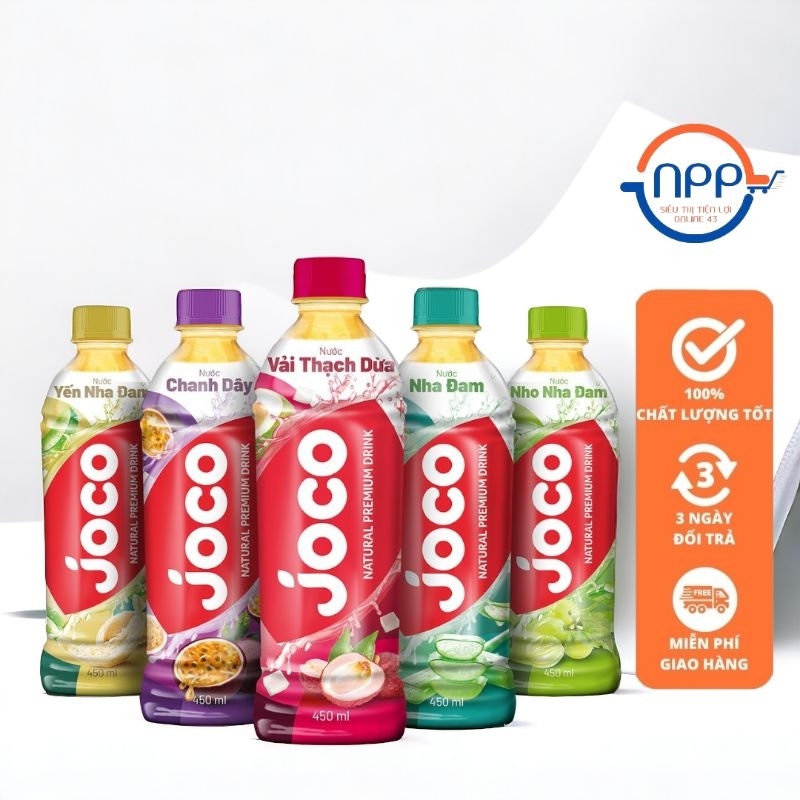 Nước Thạch Dừa Joco Chai 450ml (Mix vị theo yêu cầu)