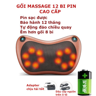 Máy Massage Cổ Vai Gáy - Gối Mát Xa - Quà Tặng Mẹ Cao Cấp
