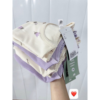 Sét 2 bộ đùi hoa tím be cho bé gái