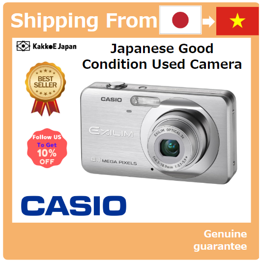 Pre-loved Máy ảnh kỹ thuật số Casio EXILIM EX-Z80 Bạc EX-Z80SR [Japan Used Camera] Casio Digital Cam