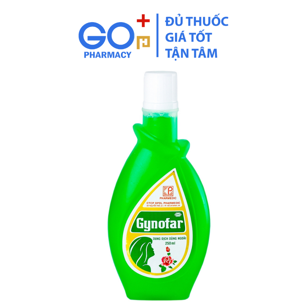 Dung dịch vệ sinh phụ nữ Gynofar 250ml