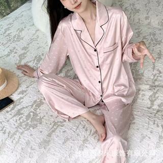 Bộ Lụa Mặc Nhà Pijama Nữ Chất Lụa Cao Cấp Mát Mềm Mịn Elsa Pijama