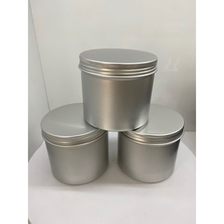 Hũ nhôm 300g đựng cà phê màu bạc