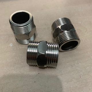 Nối 2 đầu ren ngoài, ren trong inox ,2 đầu răng inox phi 21