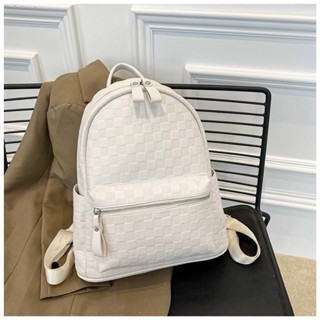 Balo da caro Đi Học IBAG Balô Da Thời Trang Nam Nữ Cặp Da Pu Cao Cấp Ba Lô Da Cặp Đi Học Ulzzang Balo Đựng Laptop 14 Inh