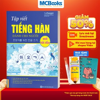 Sách - tập viết tiếng hàn dành cho người mới bắt đầu - mcbooks