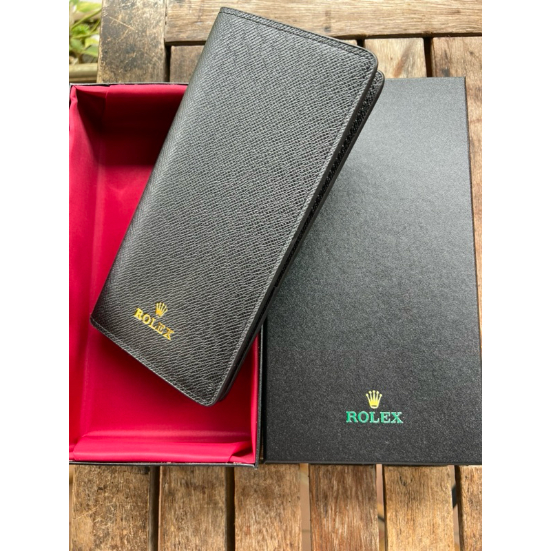 Ví cầm tay Rolex da thật Fullbox