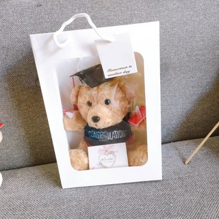 Gấu tốt nghiệp 30_40cm